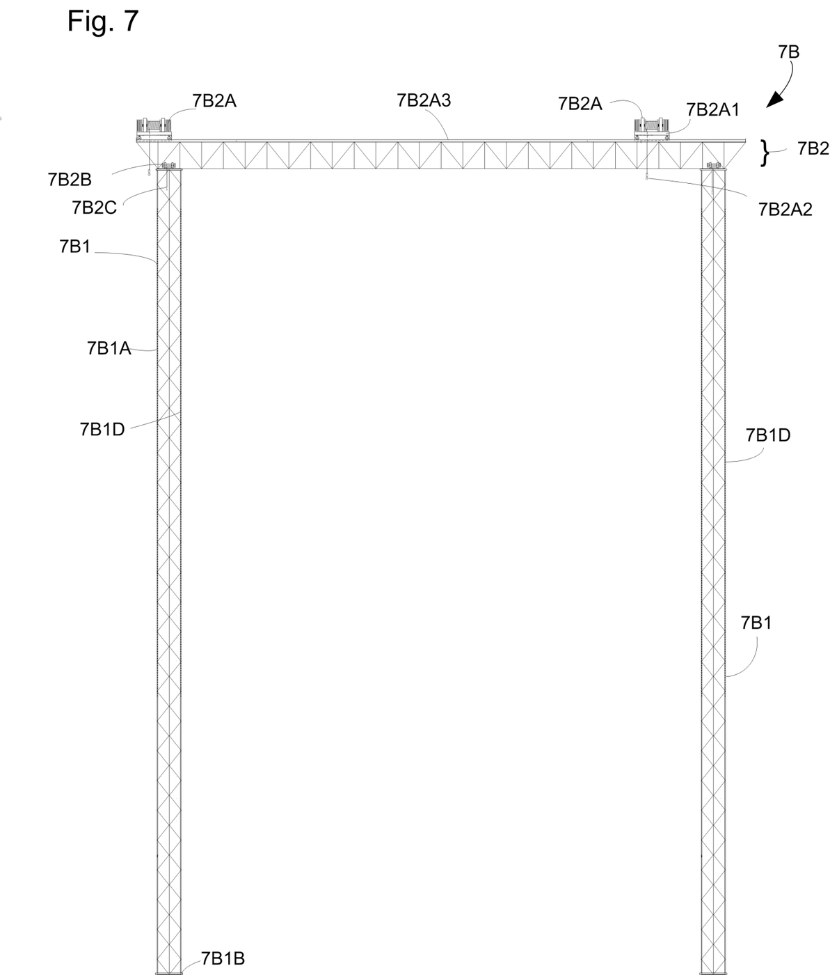 Fig. 7: Mast/anchor frame