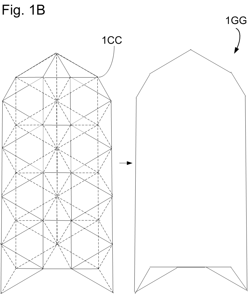 Fig. 1B: Flat-pack hull panels